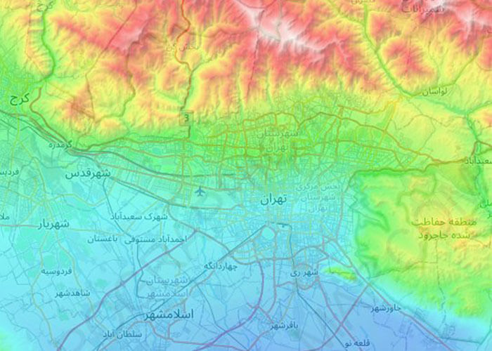 نقشه-کارتوگرافی-تهران